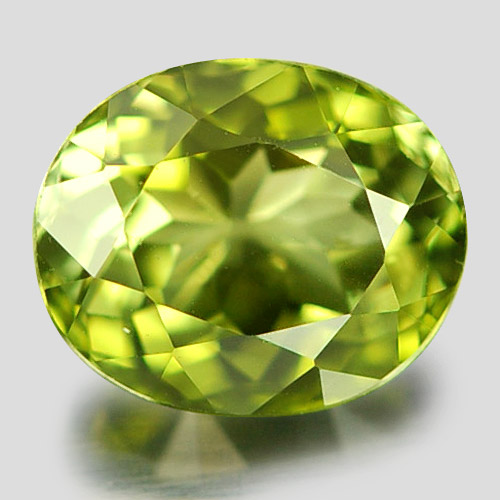 0.94 Ct. Oval Natural Gem Green Tourmaline From Nigeria Unheated