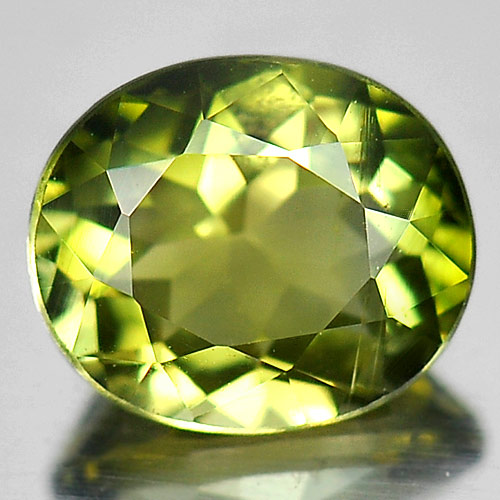 0.92 Ct. Alluring Oval Natural Gem Green Tourmaline Unheated