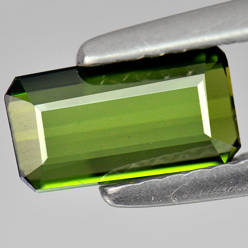 0.68 Ct. Nice Color Octagon Green Natural Gem Tourmaline From Nigeria