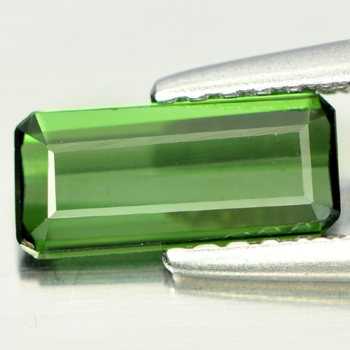 0.69 Ct. Good Natural Gemstone Octagon Shape Green Tourmaline Unheated