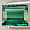 Natural Green Tourmaline 0.91 Ct. Baguette Shape 5.8 x 4.4 Mm. Gemstone From Nigeria Natural Green Tourmaline 0.91 Ct. Baguette Shape 5.8 x 4.4 Mm. Gemstone From Nigeria