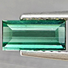 Natural Green Tourmaline 0.68 Ct. Baguette Shape 7 x 3.4 Mm. Gemstone From Nigeria Natural Green Tourmaline 0.68 Ct. Baguette Shape 7 x 3.4 Mm. Gemstone From Nigeria
