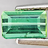Natural Green Tourmaline 0.83 Ct. Baguette Shape 5.4 x 3.9 Mm. Gemstone From Nigeria Natural Green Tourmaline 0.83 Ct. Baguette Shape 5.4 x 3.9 Mm. Gemstone From Nigeria