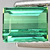 Natural Green Tourmaline 1.11 Ct. Baguette Shape 5.8 x 4.5 Mm. Gemstone From Nigeria Natural Green Tourmaline 1.11 Ct. Baguette Shape 5.8 x 4.5 Mm. Gemstone From Nigeria