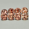 Imperial Zircon 1.39 Ct. 8 Pcs. Round Diamond Cut 3.2 Mm. Natural Gemstones