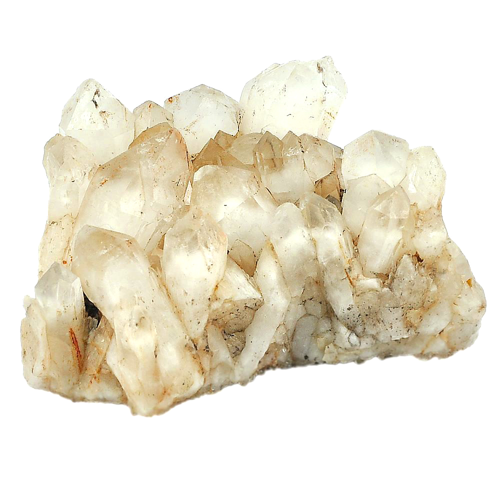 White Quartz Rough 1050 Ct. 78 x 61 Mm. Natural Gemstone Unheated