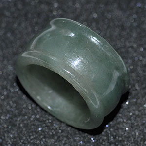 48.95 Ct. Good Natural White Green Ring Jade Thailand