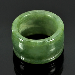 51.42 Ct. Good Natural White Green Ring Jade From Thailand
