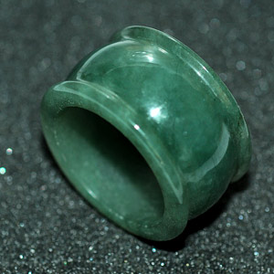 52.86 Ct Nice Natural Green Ring Jade Thailand  Unheated