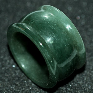 52.21 Ct. Natural Green Ring Jade Thailand Unheated