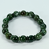 Green Jade Beads Flexibility Bracelet Length 7 Inch. 187.65 Ct. Natural Gemstone