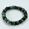 Green Jade Beads Flexibility Bracelet Length 7 Inch. 164.70 Ct. Natural Gemstone
