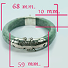 362.05 Ct. Natural Genuine Burmese Jade Bangle Diameter With Silver Jewelry