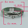 393.74 Ct. Natural Genuine Burmese Jade Bangle Diameter With Silver Jewelry