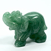 Natural Genuine Burmese Jade 123.95 Ct. Elephant Carving Shape