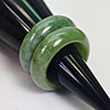 34.99 Ct. 2 Pcs Beauteous Natural Gemstone White Green Rings Jade Size 5
