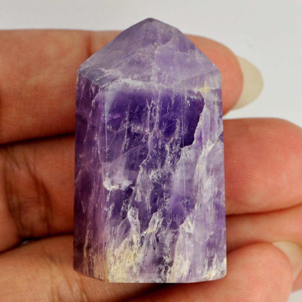 Purple Amethyst Rough 153.30 Ct. Natural Gemstone Unheated From Brazil