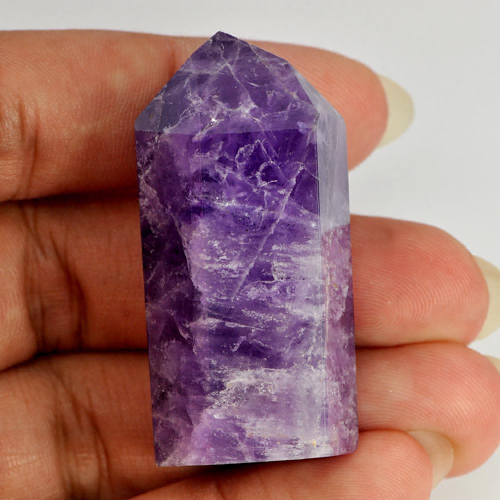 Purple Amethyst Rough 164.35 Ct. Natural Gemstone From Brazil Unheated