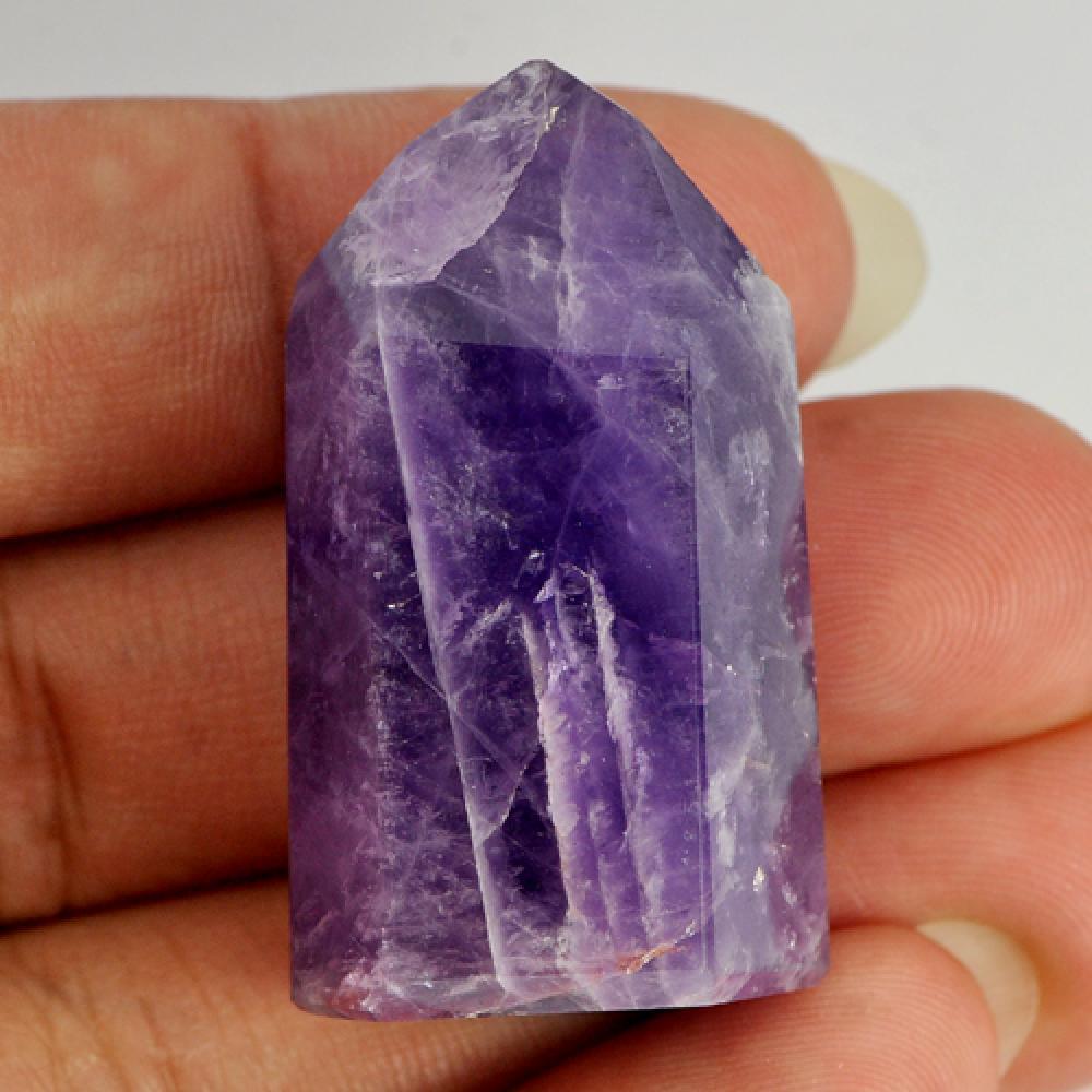 Purple Amethyst Rough 114.00 Ct. Natural Gemstone From Brazil Unheated