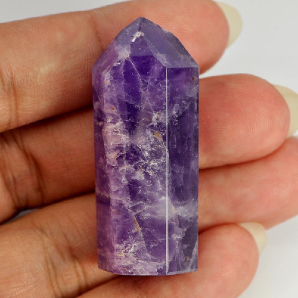 Purple Amethyst Rough Unheated 106.90 Ct. Natural Gemstone From Brazil