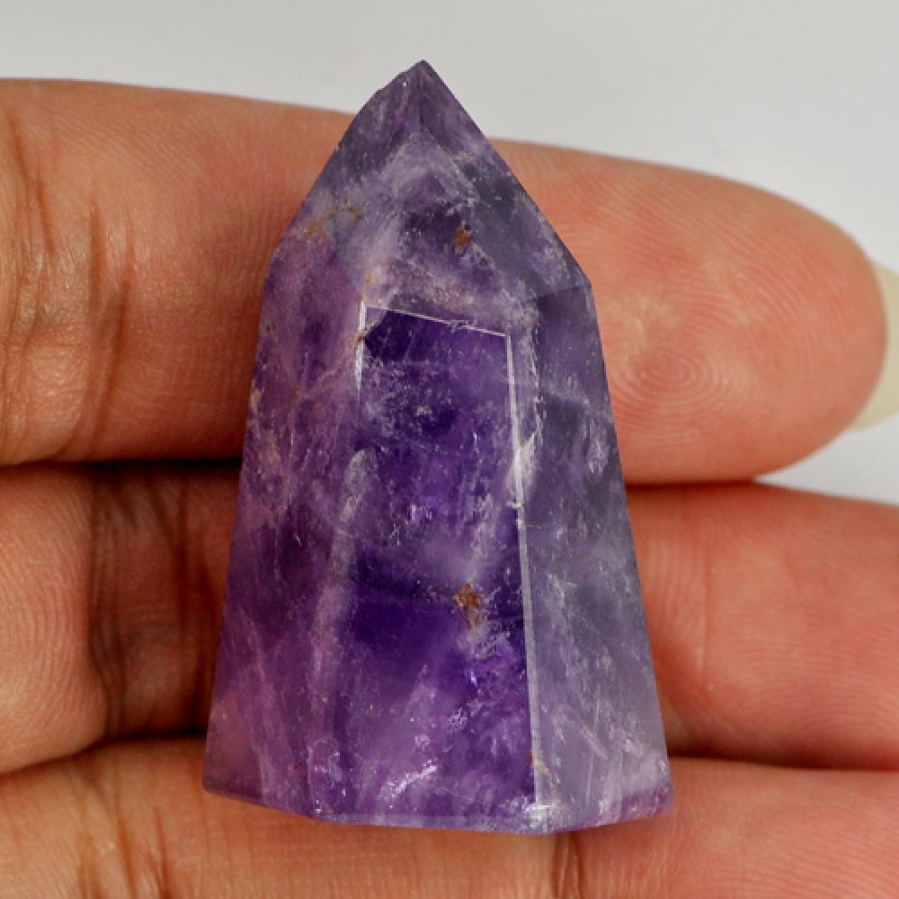 Purple Amethyst Rough 90.10 Ct. Natural Gemstone Unheated From Brazil