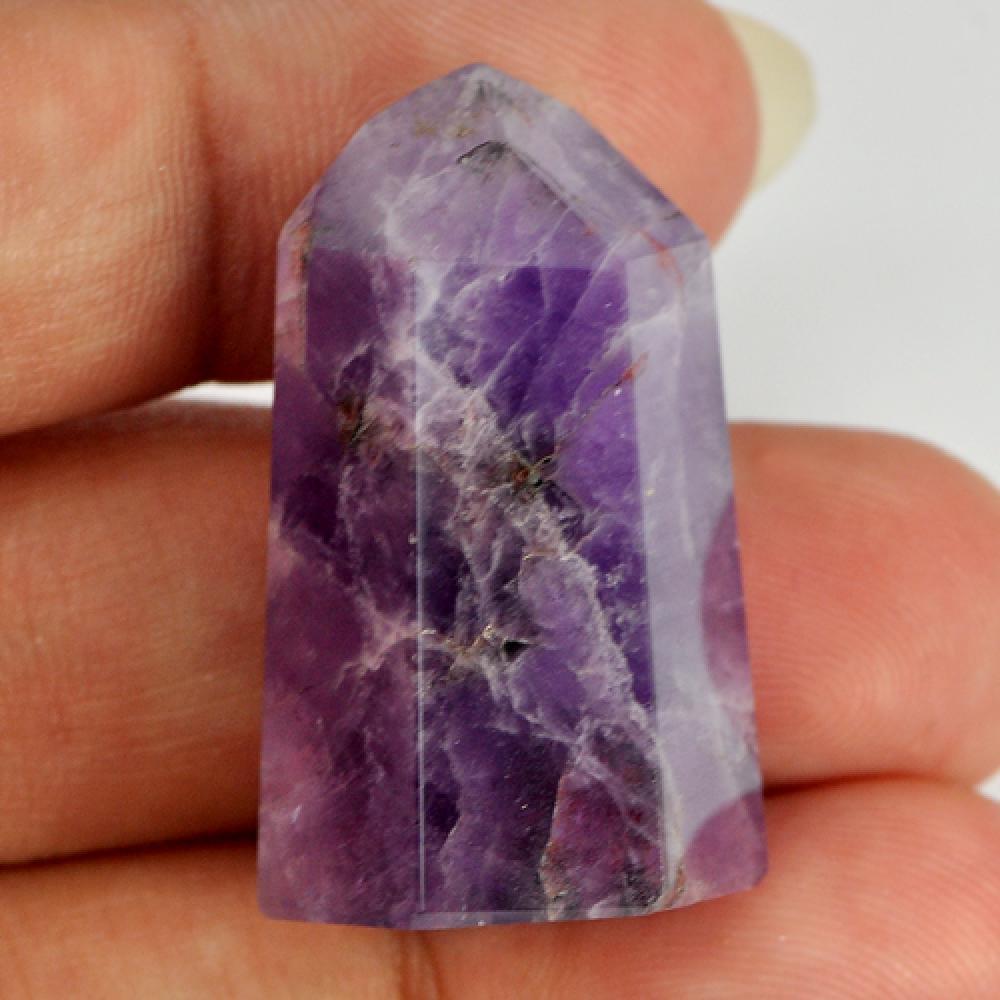 Purple Amethyst Rough 78.60 Ct. Natural Gemstone Unheated From Brazil