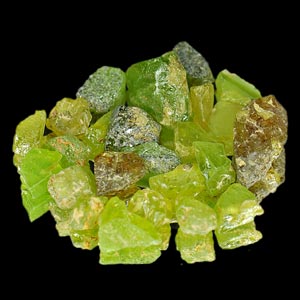 50.10 Ct Natural Green Sphene Rough Gems Madagascar