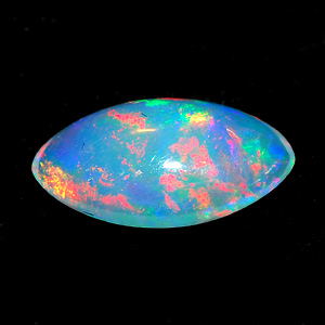 Unheated 0.69 Ct. Natural Multi Color Opal Sudan Gem