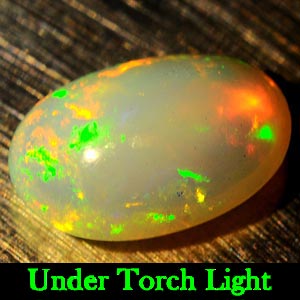 Unheated 1.21 Ct. Natural Multi Color Opal Sudan Gem