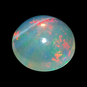 Unheated 1.13 Ct. 7.5 Mm Natural Multi Color Opal Sudan