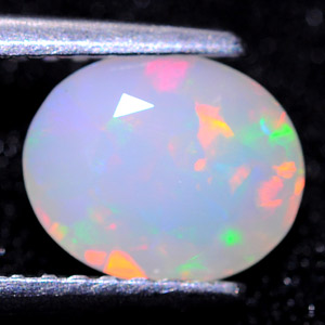 0.92 Ct. Oval Natural Multi Color Opal Unheated Sudan