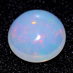 Unheated 1.37 Ct. Round Cab Natural Multi Color Opal