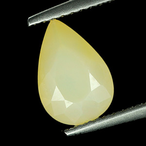 0.84 Ct. Pear Natural Multi Color Opal Sudan Unheated