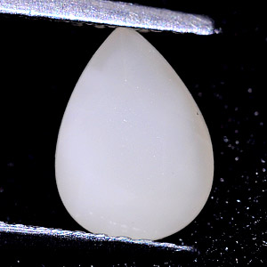 0.84 Ct. Pear Natural White Color Opal Sudan Unheated