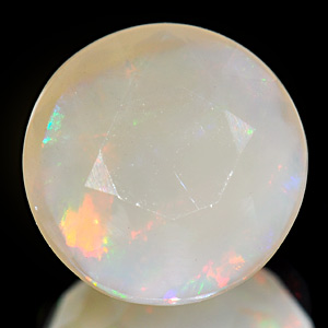 2.39 Ct. Round Natural Multi Color Opal Sudan Unheated