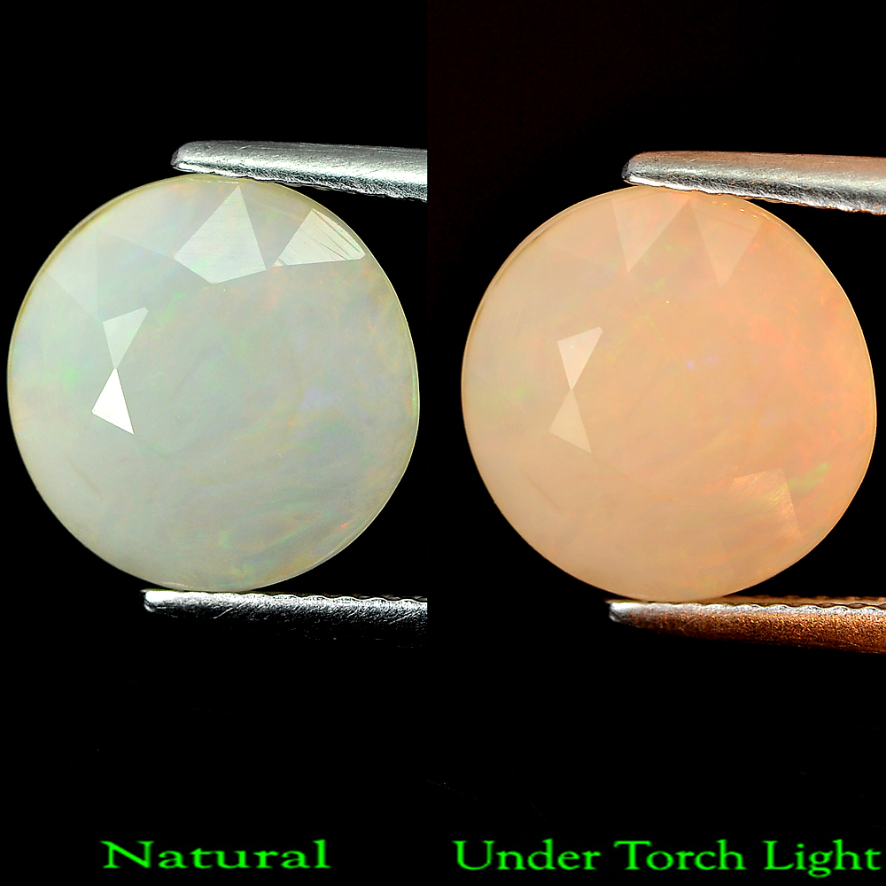 4.96 Ct. Round Shape Natural Multi Color Opal Unheated