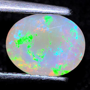 0.97 Ct. Oval Natural Multi Color Opal Unheated Sudan