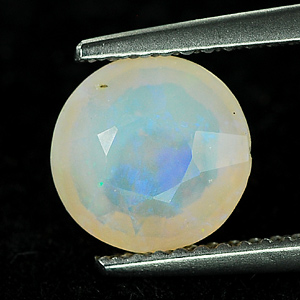 1.26 Ct. Round Natural Multi Color Opal Sudan Unheated