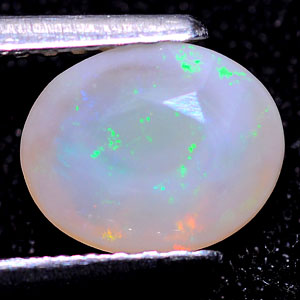 0.96 Ct. Oval Natural Multi Color Opal Sudan Unheated