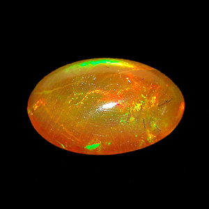 0.65 Ct. Oval Cabochon Natural Multi Color Opal Sudan