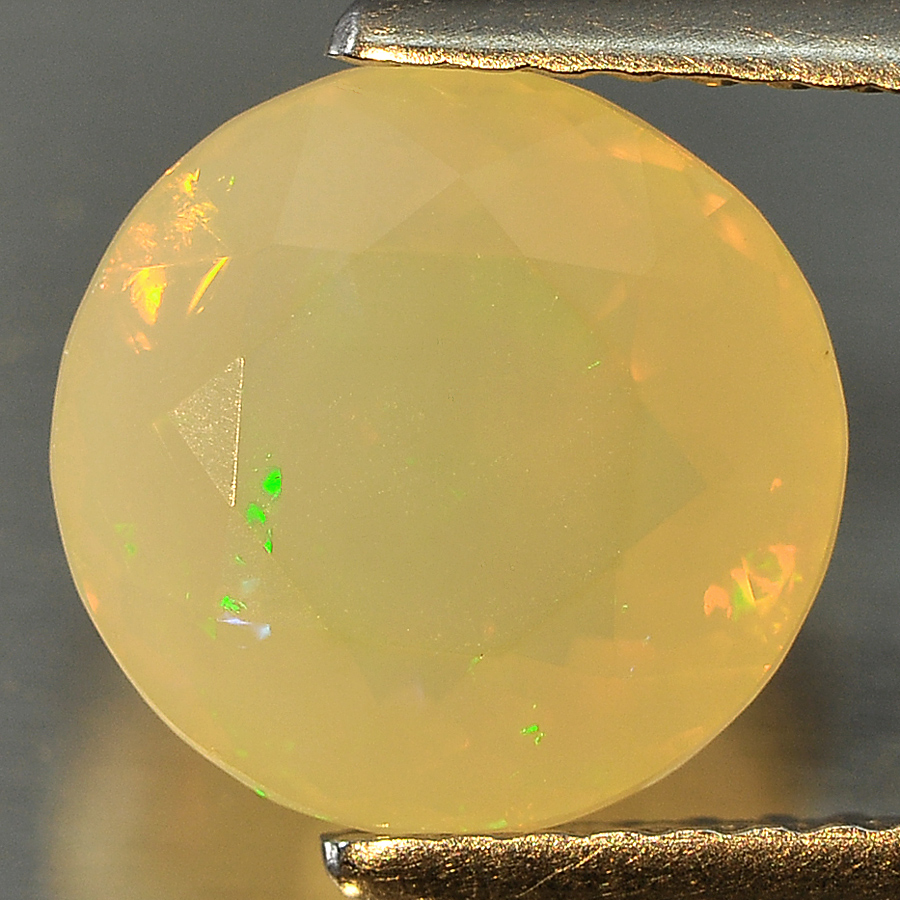 1.73 Ct. Round Natural Gem Muti Color Opal Unheated
