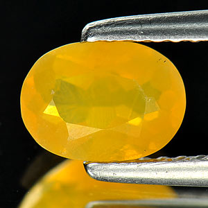 0.65 Ct. Oval Shape Natural Orange Yellow Fire Opal