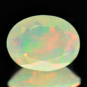 0.94 Ct. Oval Shape Natural Multi Color Opal Unheated
