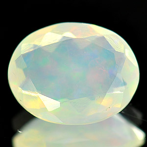 0.92 Ct. Natural Multi-Color Play Of Colour Opal Oval Cut Unheated