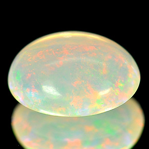 0.62 Ct. Natural Multi-Color Play Of Colour Opal Oval Cabochon
