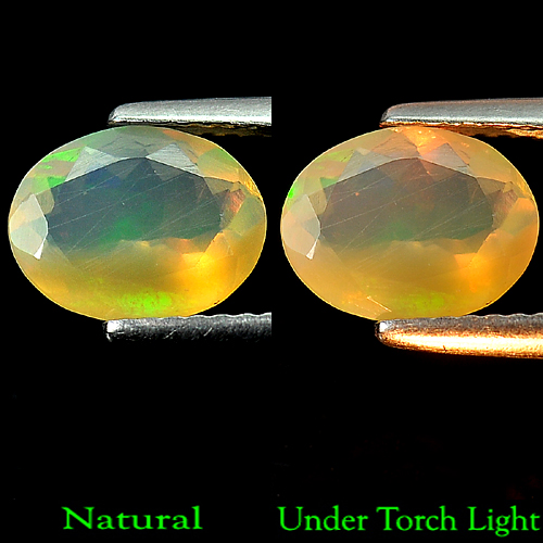 0.97 Ct. Oval Shape Natural Multi-Color Play Of Colour Opal Unheated