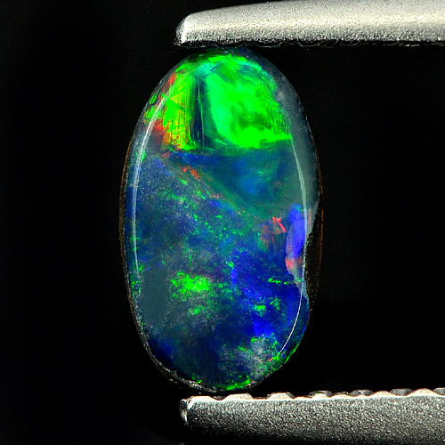 0.48 Ct. Matey Natural Gemstone Multi Color Doublet Opal From Australia