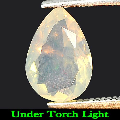 1.07 Ct. Pear Natural Gem Multi Color Play Of Colour Opal Unheated