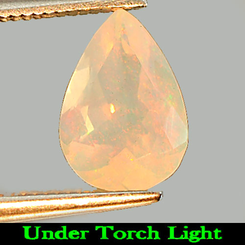 1.03 Ct. Pear Natural Gem Multi Color Play Of Colour Opal Unheated