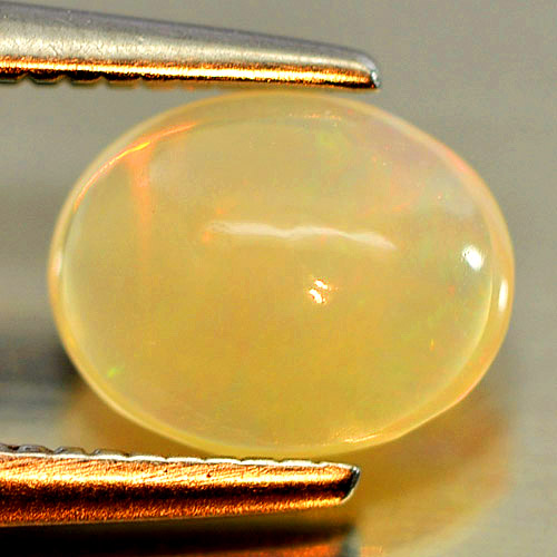 0.66 Ct. Charming Natural Gem Play Of Colour Multi Color Opal Oval Cabochon